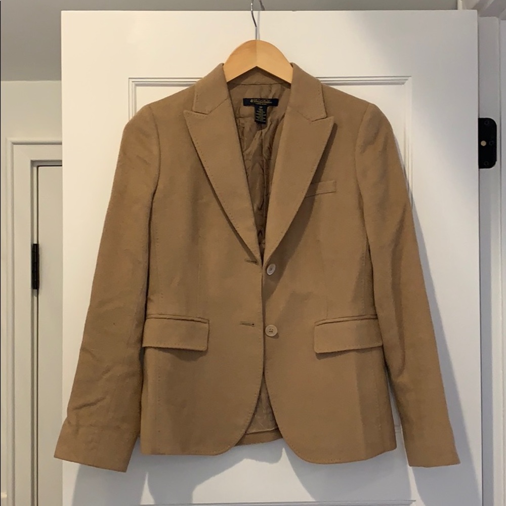 Brooks Brothers camel hair blazer
